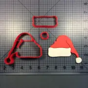 Santa Hat 100 Cookie Cutter Set