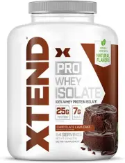 Xtend Pro, 100% Whey Protein Isolate Powder, Chocolate Lava Cake, 2.3kg