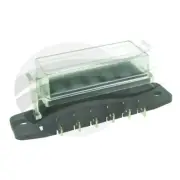 Jaylec FB2006 6-Way Fuse Box suits Mini Blade Fuses with Cover