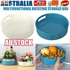 Rotating Round Spice Storage Rack Tray Turntable Kitchen Holder AU