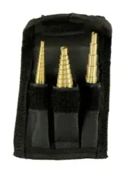 Performance Tool W9003 1/4 in. Hex Shank TiNi Coated HSS Step Drill Bit Set