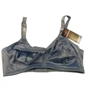 NWT BALI Classic Support Bra Size 38D M-Frame Cool Comfort Blue Back Smooth
