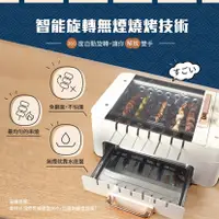 在飛比找三立電電購優惠-【HERAN 禾聯】智能自動翻轉 燒烤烤串機 (HEO-08