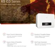 Goodwe 2.5kW GW2500-XS-30 1 Phase G3 Solar Inverter 1 MPPT w. WIFI 10Yr Warranty