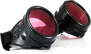 MFAZ morefaz Ltd Welding Cyber Goggles, Welding, Goth Cosplay, Steampunk Antique Victorian, black, Einheitsgröße