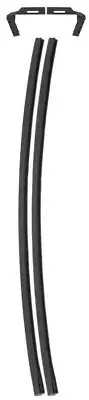 OER Economy Door Jamb Windlace and Clip Set For 1967-1969 Firebird and Camaro