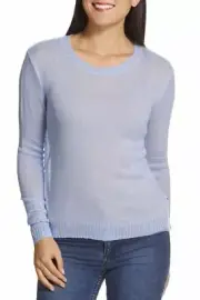 Bonds Womens Long Sleeve Lightweight Crew Pullover Jumper Top Blue Size Xs S M L