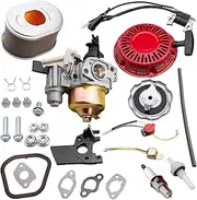 Ruma Adjustable Carburetor Recoil Starter Assembly Tune up kit for Honda GX120 GX160 GX200 4HP 5.5HP 6.5HP Engine