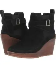 Merrell Tremblant Wedge J94752 Women’s 10 US Ankle Boots Black Suede Pull On