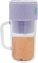Portable Blender for Shakes,Electric Juicer Cup Portable Blender - Kitchen Gym Picnic Use Blending Machine with Straw Leak-Proof for Milk, Fruits, Vegetables