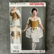 Sewing Pattern Simplicity 8579 Sz 14-22 Undergarment Corset Theater Cosplay