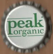 USA Plastic Lined Beer Crown Bottle Cap: Peak Brewing (dull/matte)