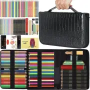 Drawing Kit 78pcs Sketch Color Metallic Colored Watercolor Graphite Pencil 5....