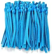 Small Elastic Rope 50/100Pcs Flat Mask Elastic Band Rubber Rope Ear Hanging Rope Adjustable DIY Soft Multicolor Elastic Sewing Craft Accessories Elastic Rope for Fitness (Color : Blue, Size : 50pcs
