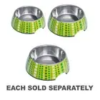 Red Dingo BPA Free 2-in-1 Bowl with Lotzadotz Design and Lime Green Color