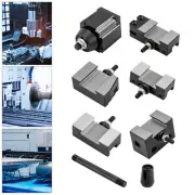 6 Packs Wedge Type Quick Change Tool Post Set For 6-9" Swing Mini Lathe Black