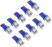 Anneome 10 Pack T10 Led Car Bulbs 5050 5smd Lamp Light for Cars Motorbikes Easy Install No Error Led Lamp