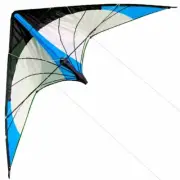 Free Shipping New 48-Inch Dual Line Stunt Kites/ Blue Kite Outdoor Fun Sports