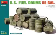 MiniArt 1/48 U.S. Fuel Drums 55 Gal. Plastic Model Kit
