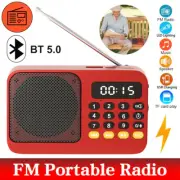Bluetooth Wireless Portable Speaker with Mic Stereo Bass USB TF FM Radio LOUD