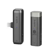 2pc Boya By-WM3U True Wireless Mini Microphone Set For Type-C Devices Black