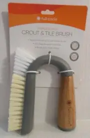 Bamboo Gray Grout & Tile Brush Hang / Stand For Faster Drying Grunge Buster