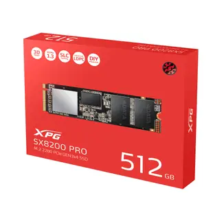 ADATA威剛 XPG SX8200Pro 512G M.2 2280 PCIe SSD固態硬碟