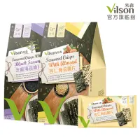 在飛比找momo購物網優惠-【Vilson 米森】海苔脆片18公克x5包X1盒(杏仁/芝