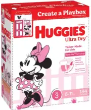 Huggies Girls' Ultra Dry Nappies Size 3 Crawler (6-11kg) 184 Nappies