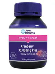 Henry Blooms Cranberry 35,000mg Plus Vitamin C & Silica 30 capsules