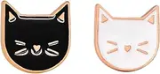 [MADAOGO] Cat Enamel Pin Cat Lapel Pins Charm Couple Brooch Pins for Party Graduation, Small, Metal