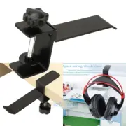 Steel Headset Earphone Headphone Holder Hanger Stand Table Clamp Clip with Screw
