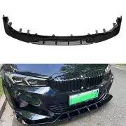 Front Bumper Lower Spoiler Splitter For BMW I3 2022.6 Electric Black