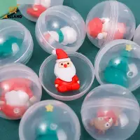 在飛比找蝦皮購物優惠-瑾瑾💕【最愛】創意迷你聖誕娃娃扭蛋玩具透明 32 毫米聖誕老