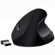 Small Wireless Vertical Mouse Rechargeable 2.4G Optical Mouse for PC Desktop