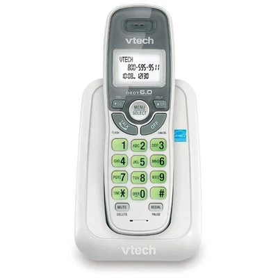 Vtech CS6114 1 Handset Cordless Phone Caller ID White NEW Vintage VTG