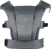 Ergobaby Embrace Cozy Newborn Essentials Baby Carrier Wrap (7-25 Pounds), Soft Air Mesh, Washed Black