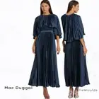 Mac Duggal PLEATED CAPLET T-LENGTH DRESS 49638, Size 12