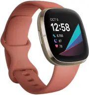 Replacement Bands Compatible with Fitbit Versa 3/Sense, Soft TPU Sport Wristband
