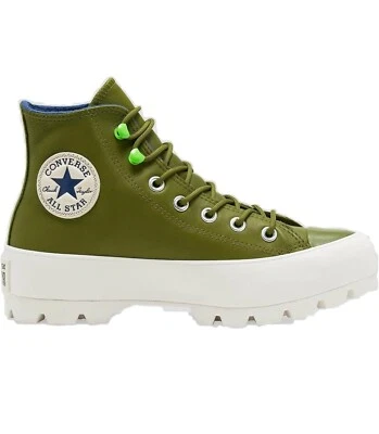 Converse CTAS Lugged Winter Hi Leather Green Dark Moss Sneaker Women 8.5 568764C