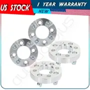 1" thick 4x100 12x1.5 studs silver 4 pcs wheel spacers for for Hyundai for Kia (for: Mitsubishi)