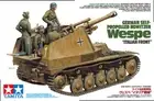 Tamiya 1/35 German Self Propelled Howitzer Wespe Italian Front Plastic Kit 35358