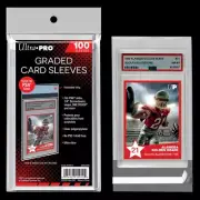 Ultra Pro PSA Graded Card Sleeves Pack of 100 Resealable Bags New Fits PSA