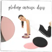 Vivitar Exercise 2 Core Sliders for Abdominal & Core Workouts (Pink)