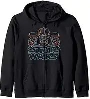 [STAR WARS] Neon Chalk Sketch Zip Hoodie