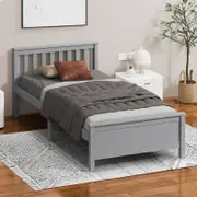 ALFORDSON Bed Frame King Single Grey