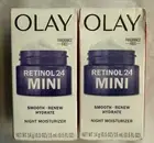 2 Lot Olay Regenerist Retinol 24 Night Facial Moisturizer Fragrance-Free, 0.5 oz
