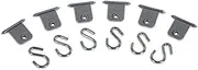 Fiamma 98655-743 Kit Awning Hangers Canopy S Hook Set of 6 for Motorhome Caravan
