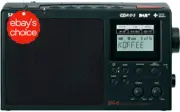 DPR45 DAB+ AM FM Portable Radio Black High-Quality Sound