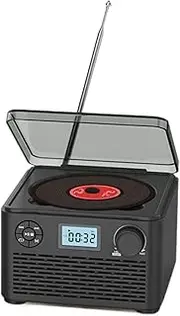 Portable Cassette Player, Desktop Cd Player with Bluetooth/FM Radio, USB/TF, Stereo Sound, 6/10 Hours Use, Tape Player for Family Gathering Travel